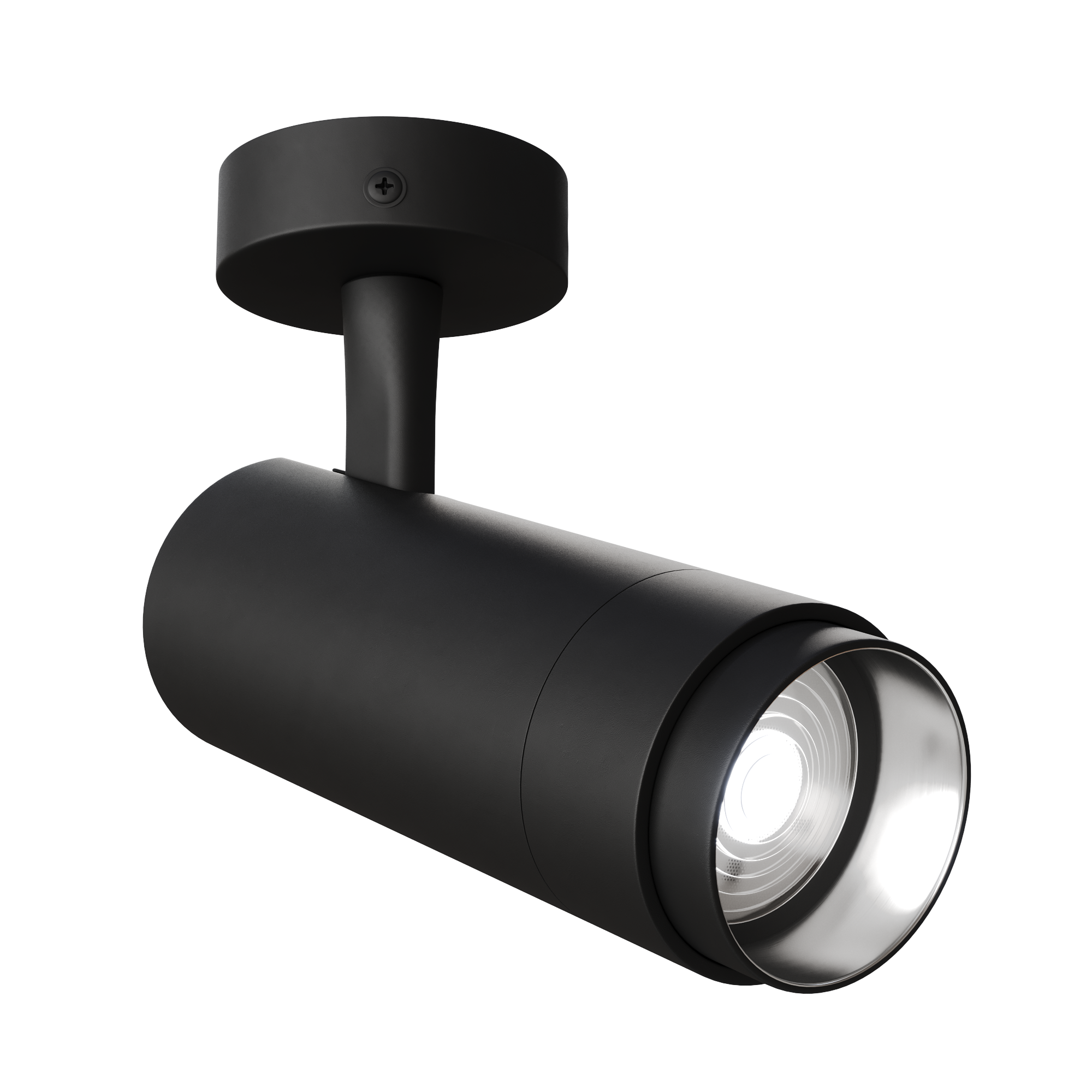 Geniled Трековый светильник Geniled Track Classic Zoom 30Вт 4000K 90Ra с потолочной чашкой 80x25 Черный