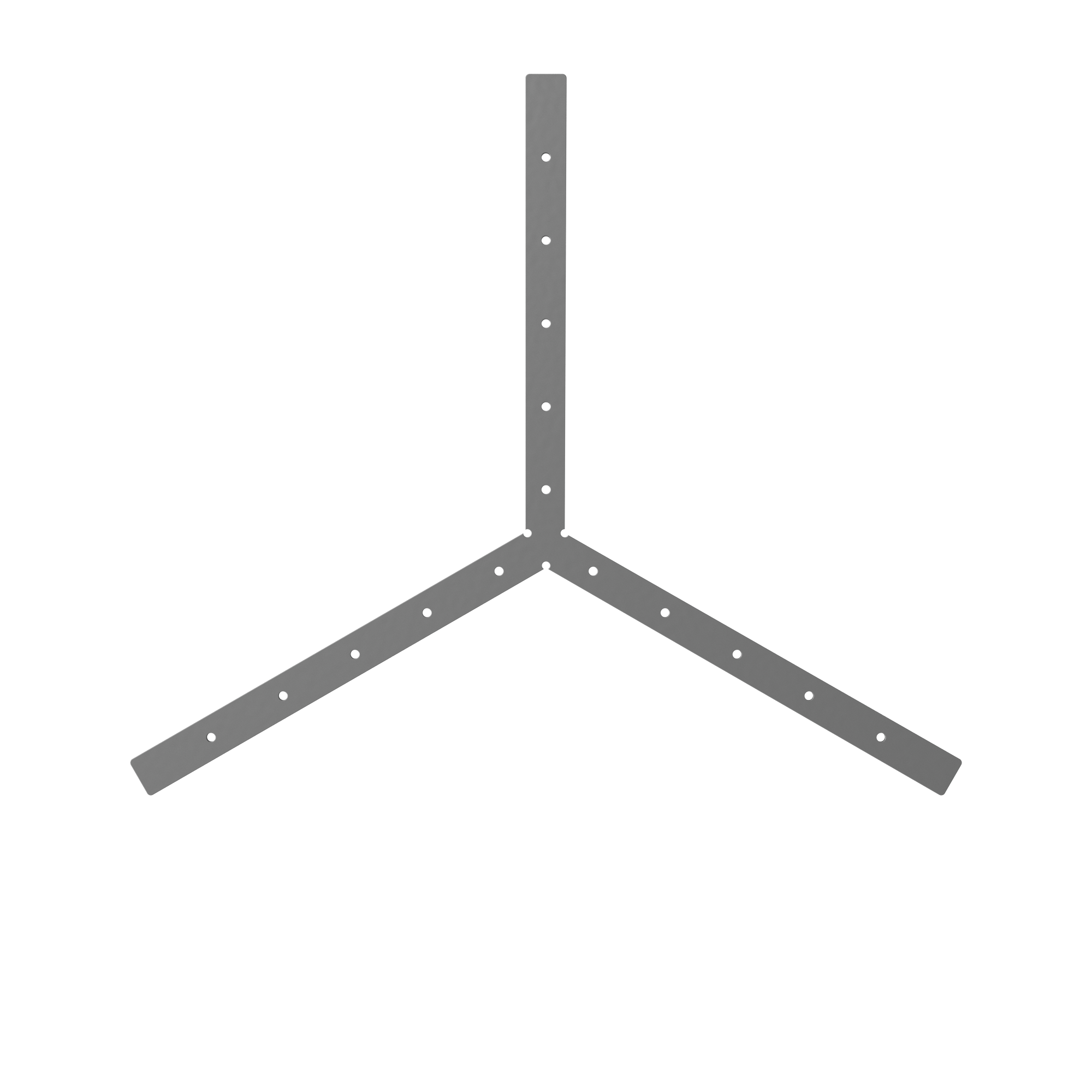 Geniled Соединитель стальной 120° тройной, 2мм для профиля Geniled, с покрытием