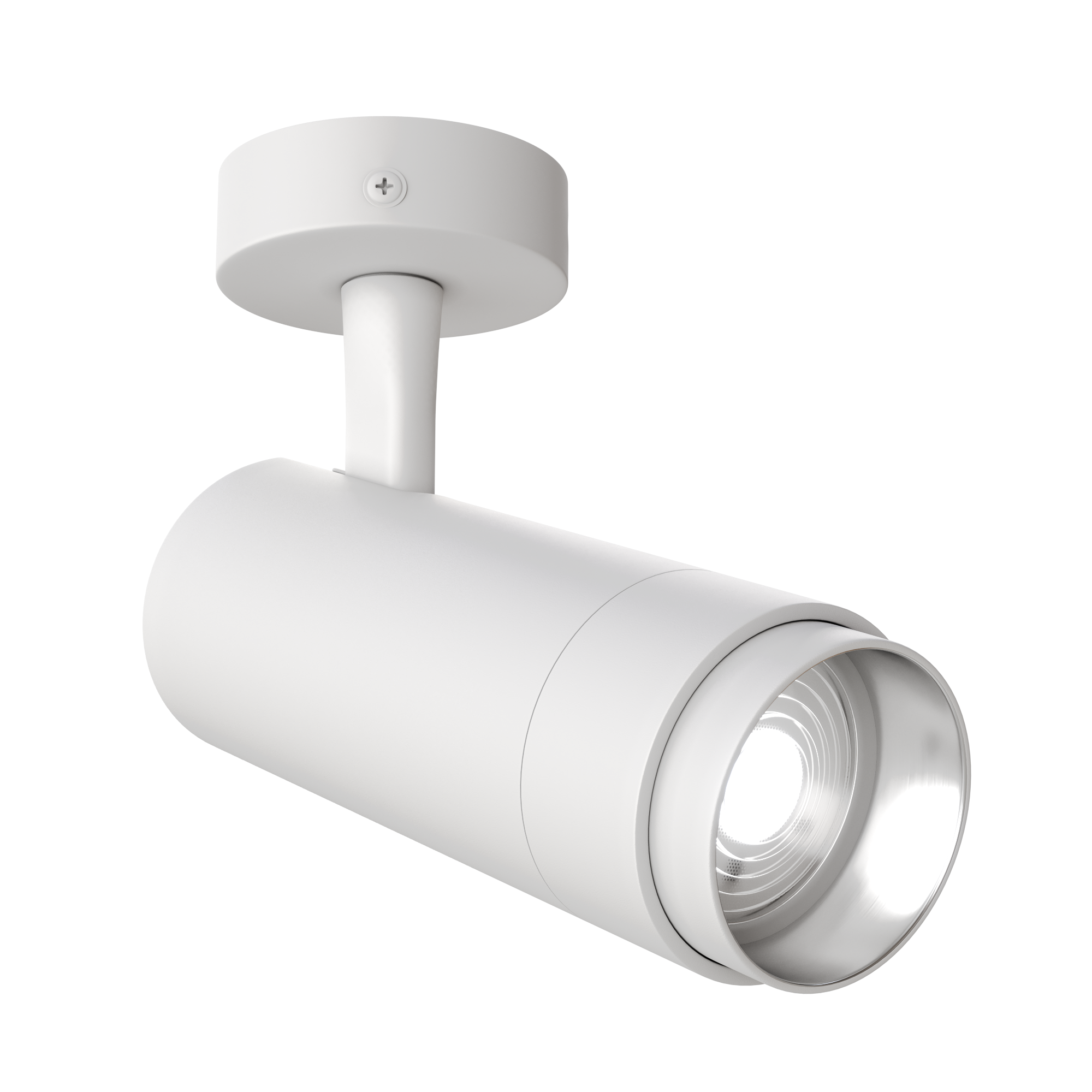 Geniled Трековый светильник Geniled Track Classic Zoom 30Вт 4000K 90Ra с потолочной чашкой 80x25 Белый