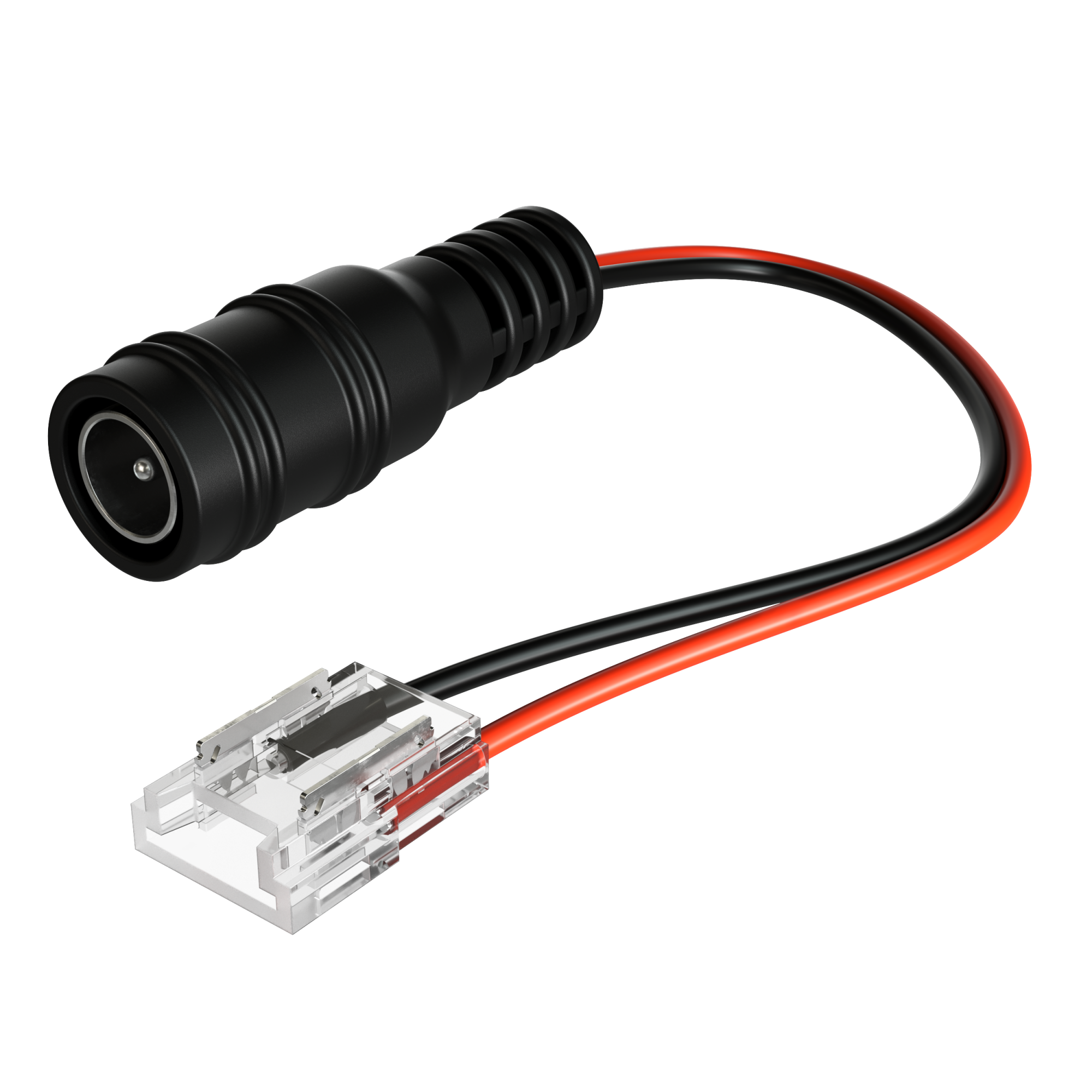 Geniled Коннектор прокалывающий 2pin (5мм) с проводом Jack "мама" для подключения светодиодной ленты 8мм 1шт