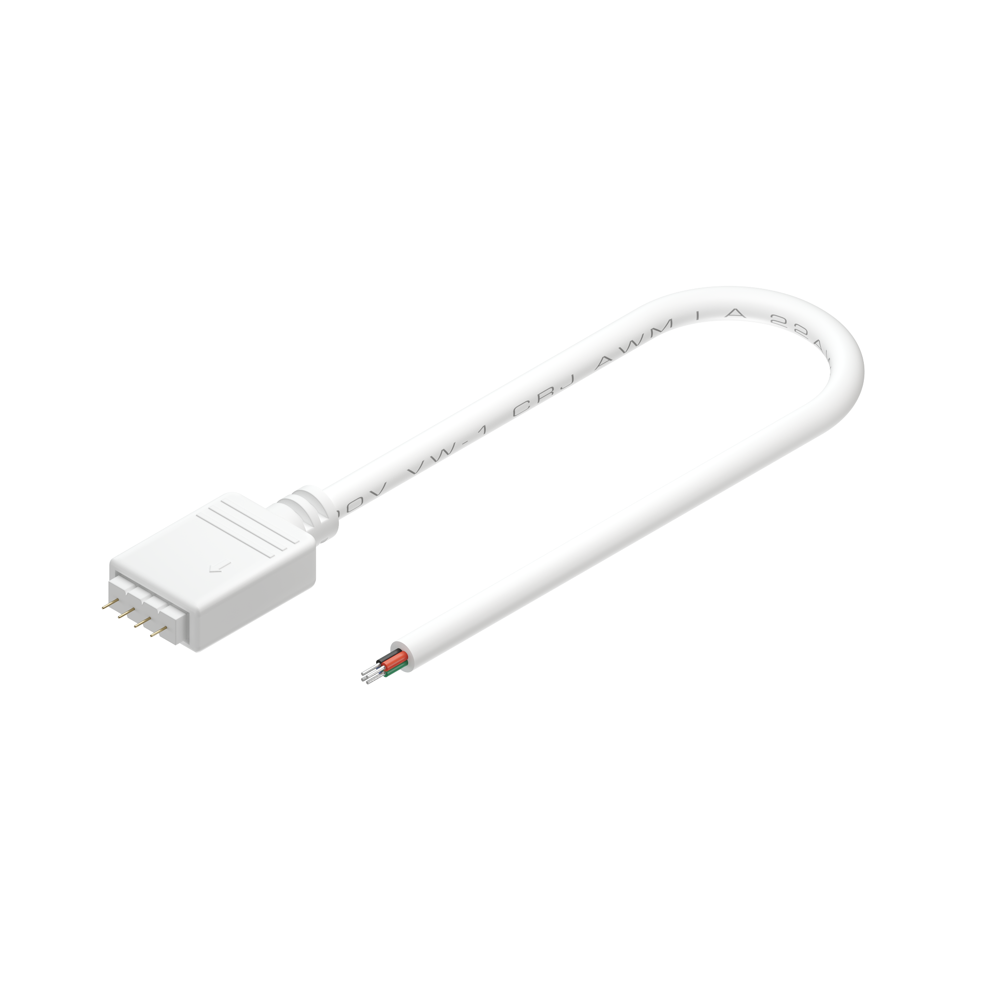 Geniled Коннектор 4pin "папа" с проводом для подключения ленты RGB (1шт)