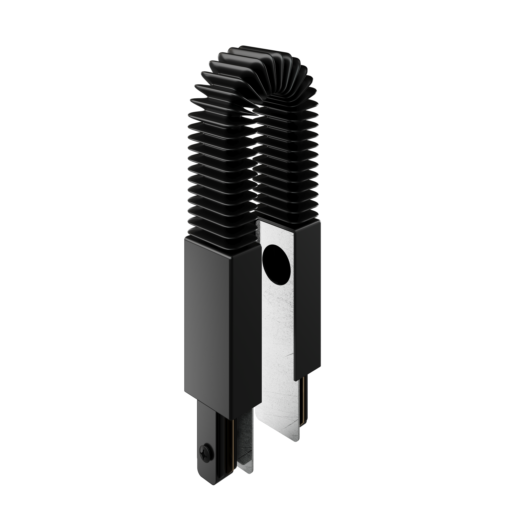 Geniled Соединитель гибкий в гофре Geniled для однофазного шинопровода Чёрный