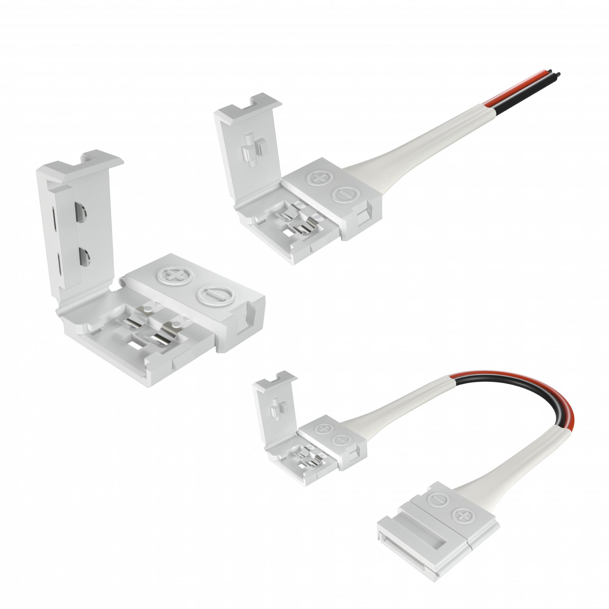 Geniled Набор разных коннекторов для подключения светодиодной ленты шириной 8мм (между контактами 3,5мм)