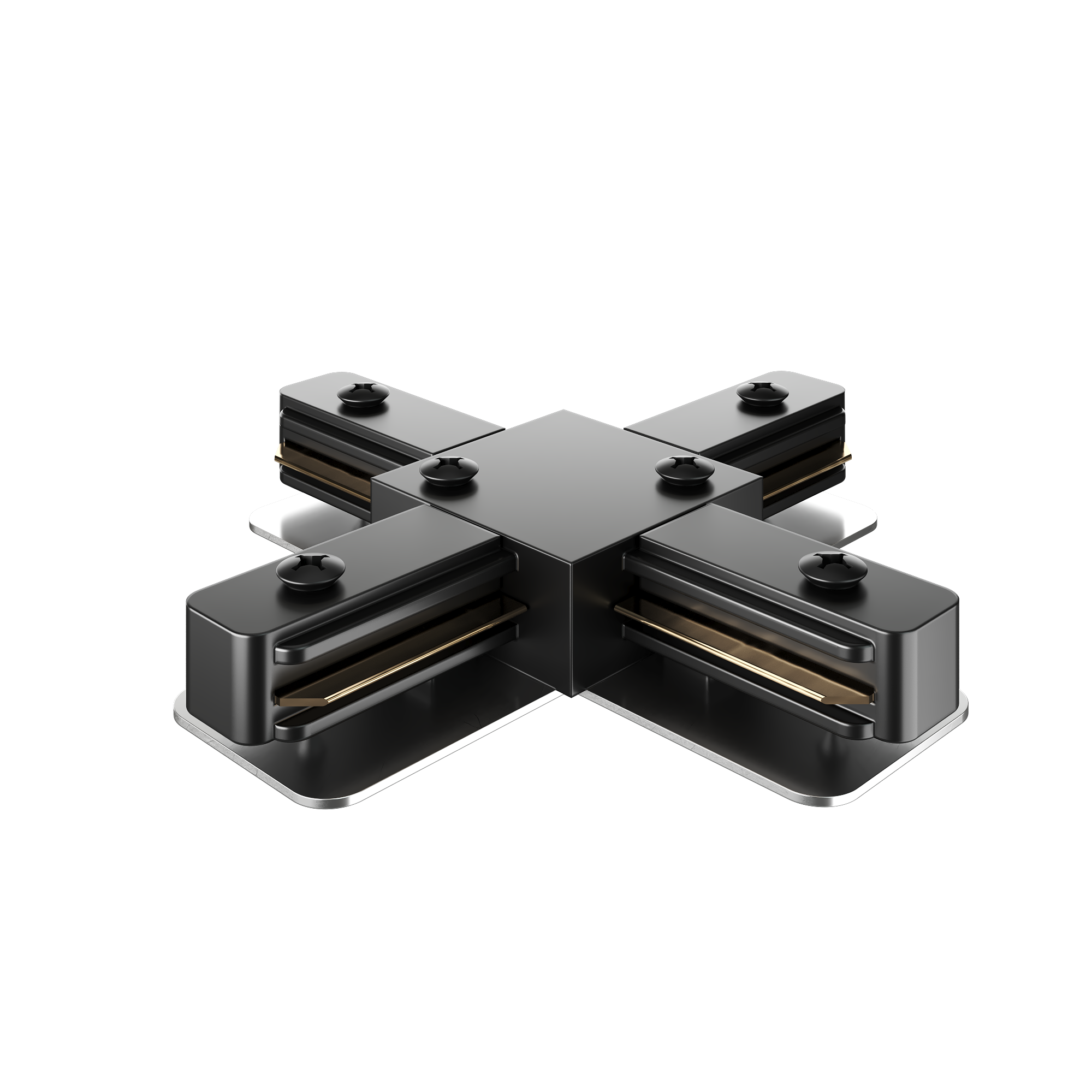 Geniled Соединитель X Geniled для однофазного шинопровода Чёрный