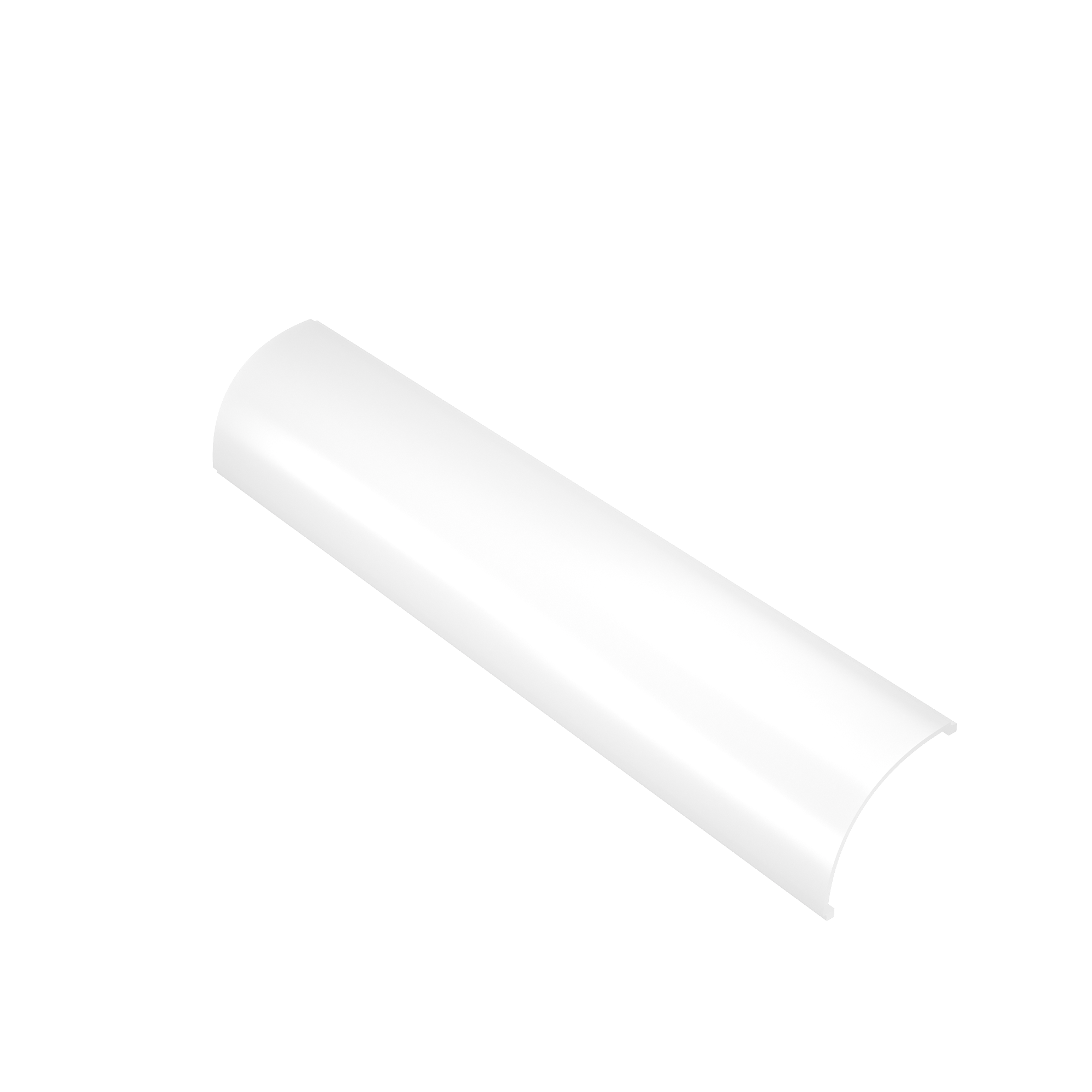 Geniled Рассеиватель для профиля Geniled полукруглый матовый 2000 М20