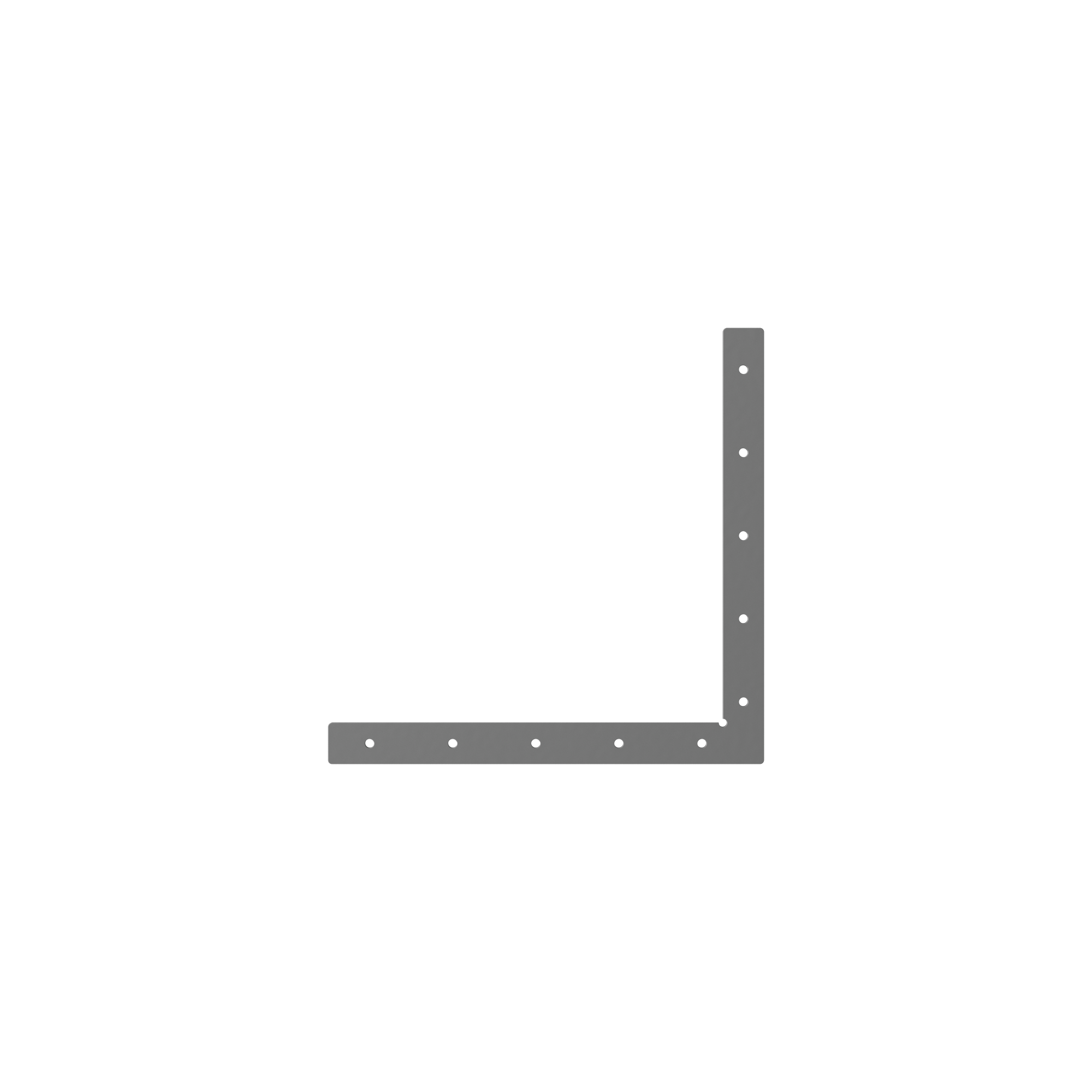 Geniled Соединитель стальной L, 2мм для профиля Geniled, с покрытием