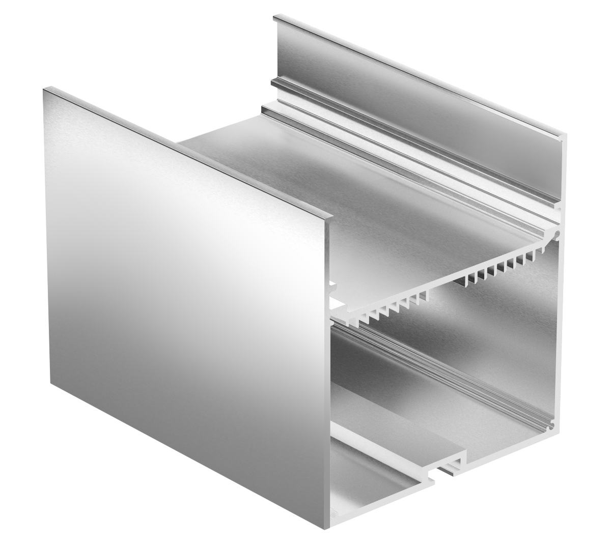 Geniled Профиль для светодиодной ленты Geniled накладной + подвесной  74x77x2000 М68