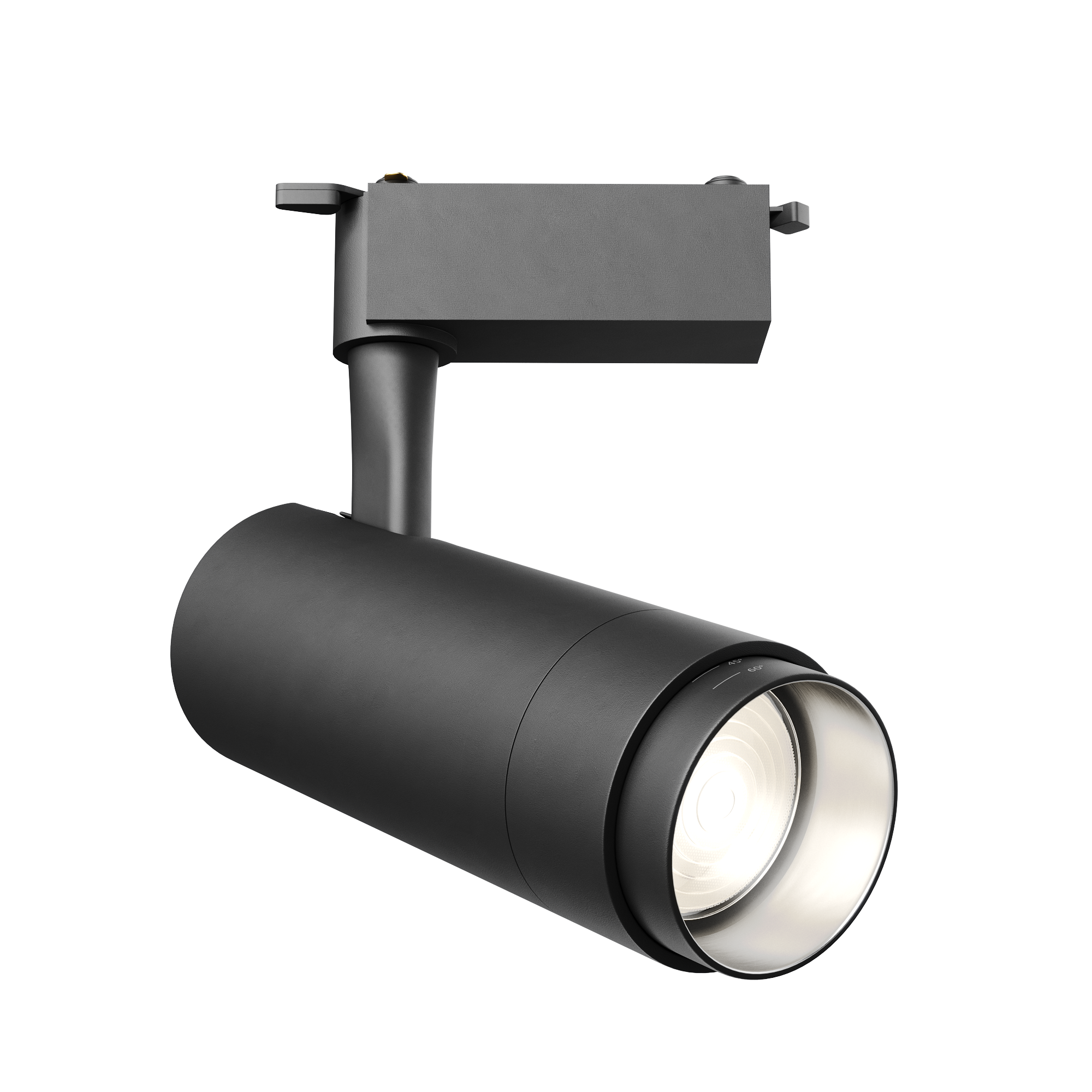 Geniled Трековый светильник Geniled Track Classic Zoom 30Вт 3000К 90Ra Черный с адаптером для 1-фазного шинопровода