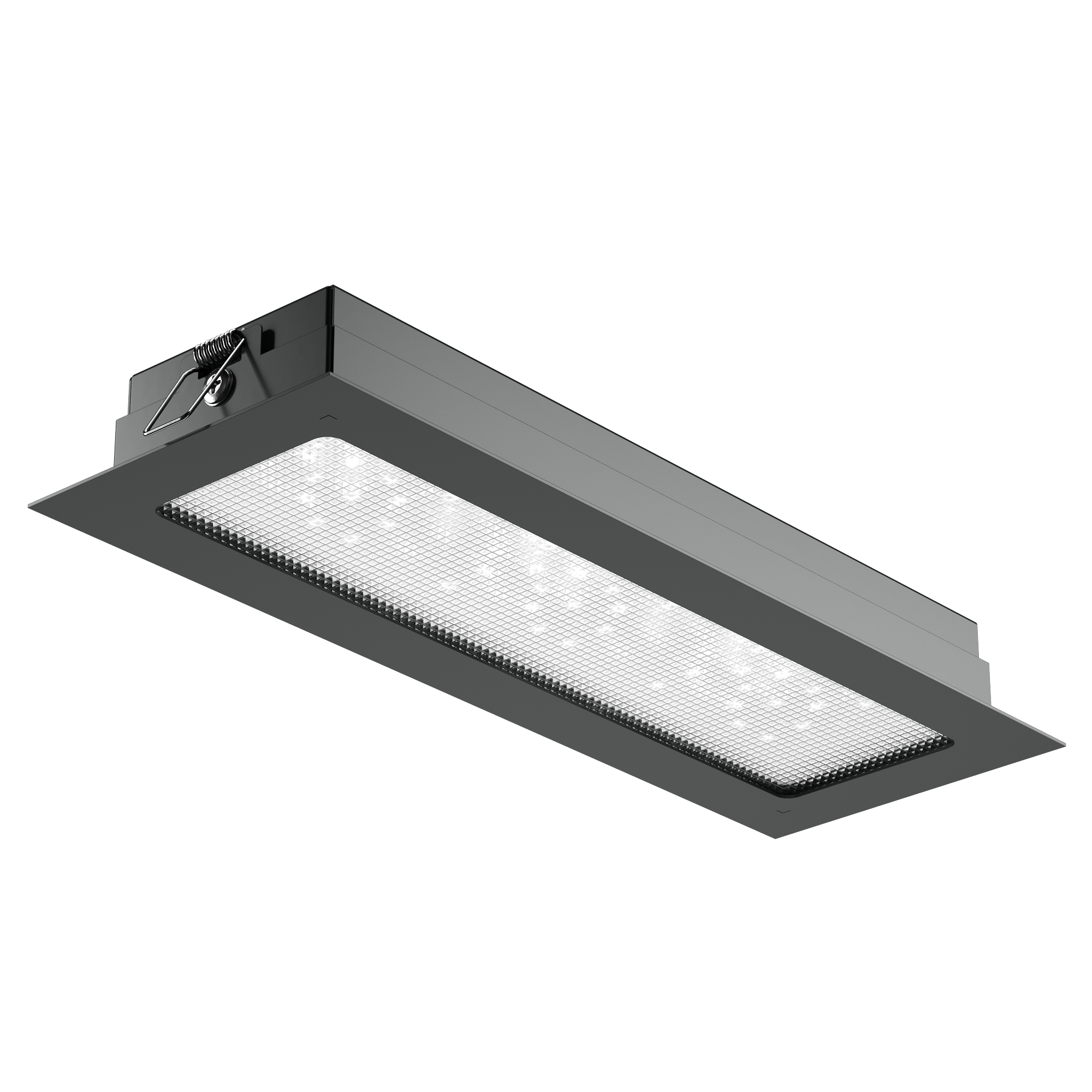 Geniled Встраиваемый Tetris In 100x300 30Вт 3000К 90Ra Микропризма Черный