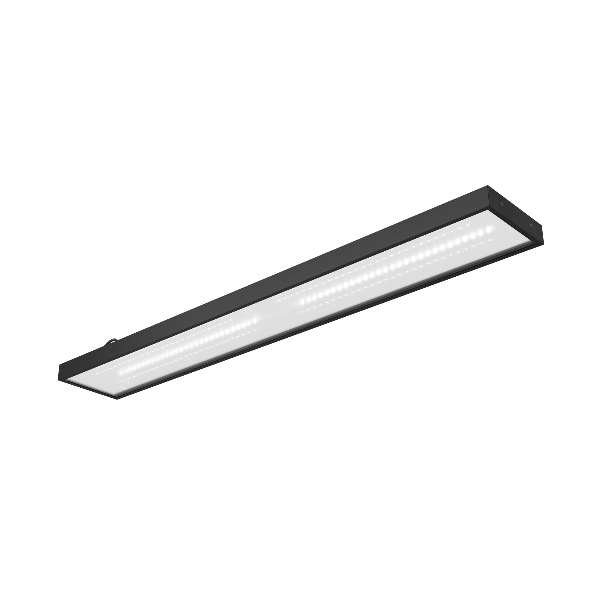 Geniled ЛПО Advanced 1200x180x40 40Вт 5000К Матовое закаленное стекло Черный